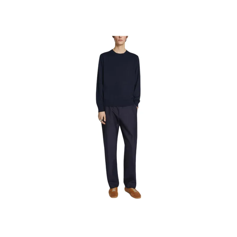 DRIES VAN NOTEN Long Sleeved Crew Neck Sweater-1