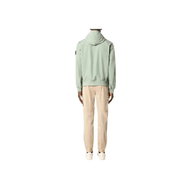 STONE ISLAND Logo Patch Hooded Jacket-2