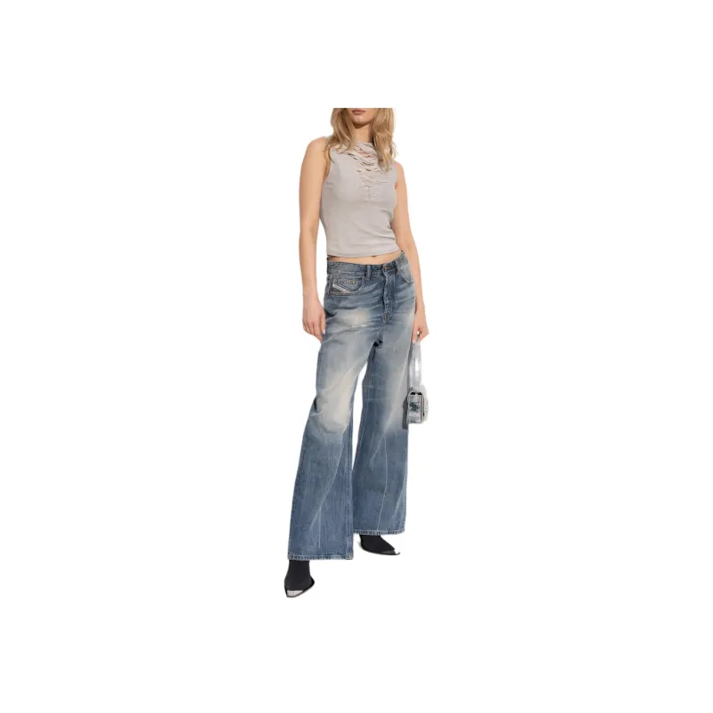 DIESEL T Yasmina Distressed Tank Top-1