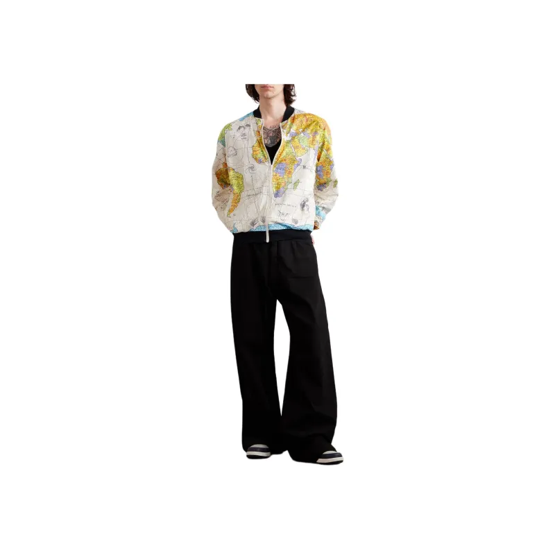SAINT Mxxxxxx World Map Bomber Jacket-2