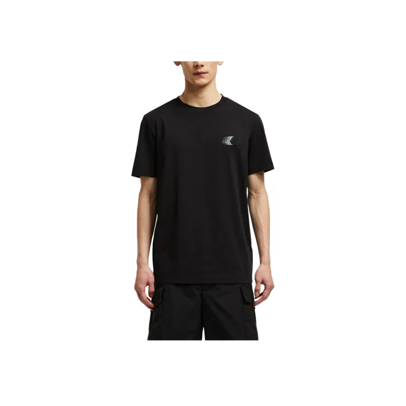 Moncler Faded Logo Motif Crewneck T Shirt-2