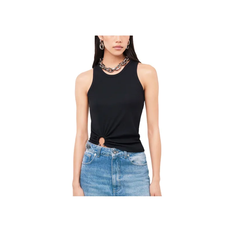 Rabanne Asymmetric Gathered detail Tank Top-2