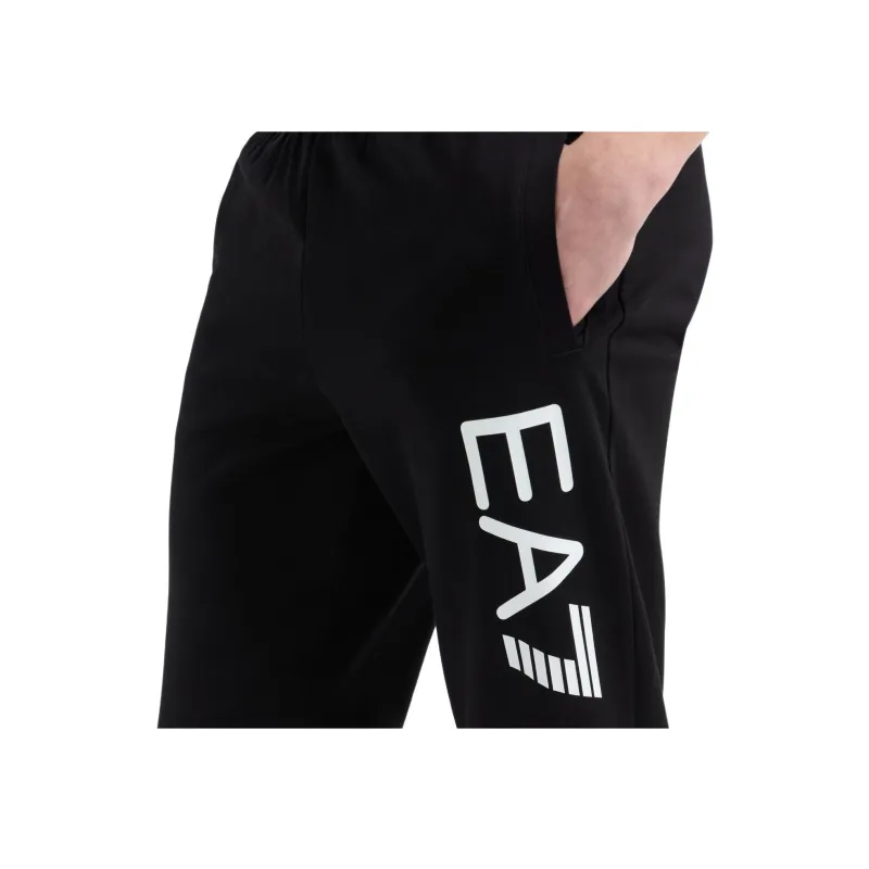 Ea7 EMPORIO ARMANI Logo print Cotton Track Pants-1