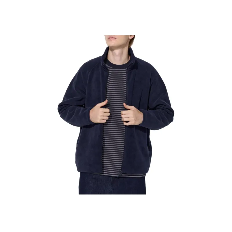 UNIQLO Jackets Coats Unisex Navy Blue-1