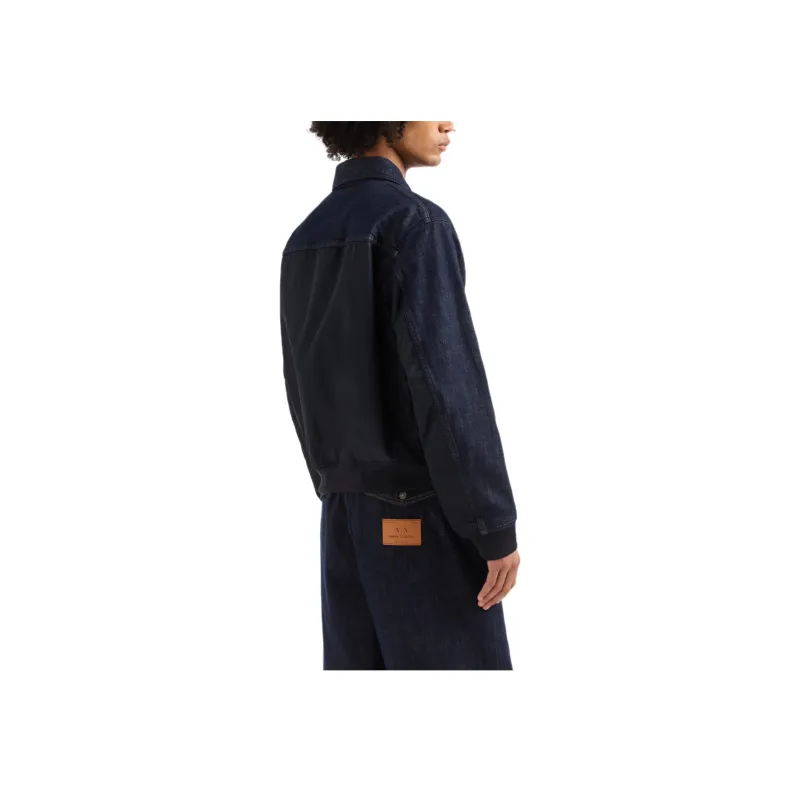 ARMANI EXCHANGEAE SS25 Denim Jacket Men's Blue-1