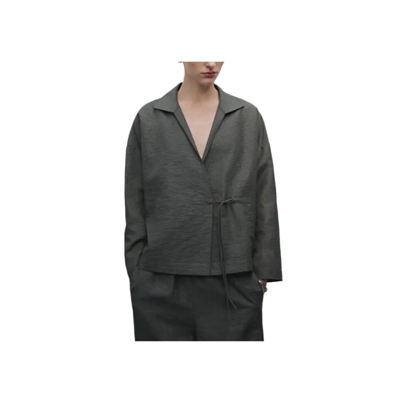 Massimo Dutti Jackets Coats Women's Green-3