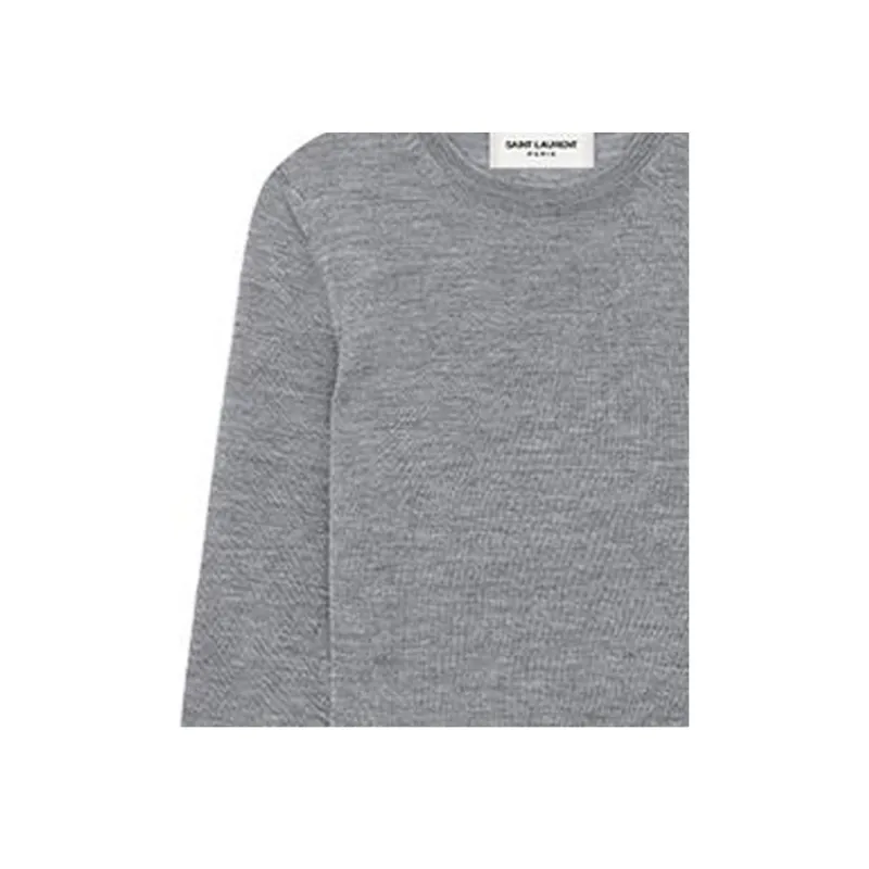 SAINT LAURENT Crewneck Knitted Jumper-6