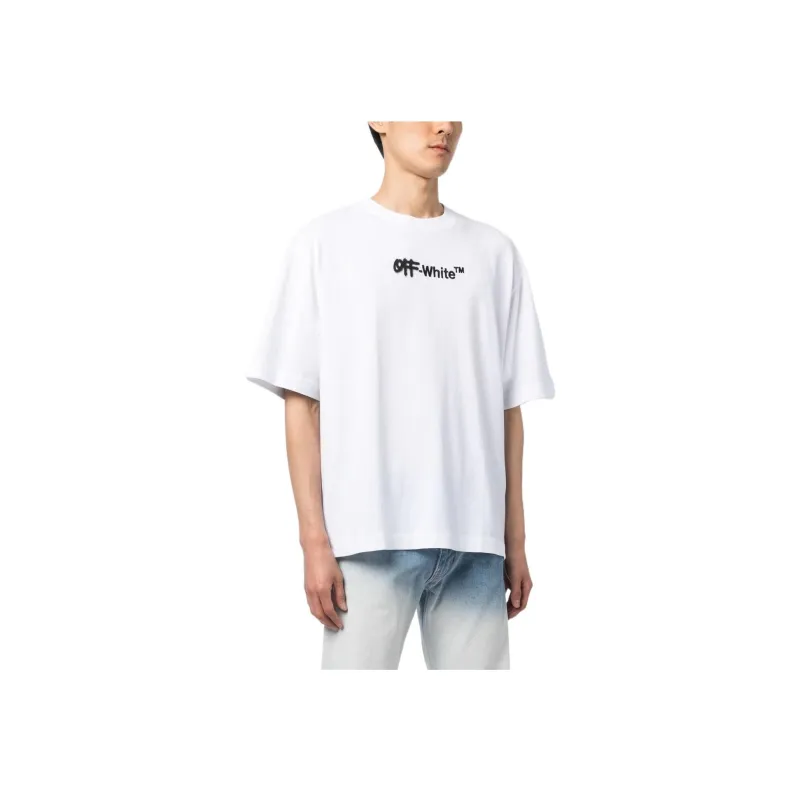 OFF WHITE Spray Helv Over Skate S/S Tee-3