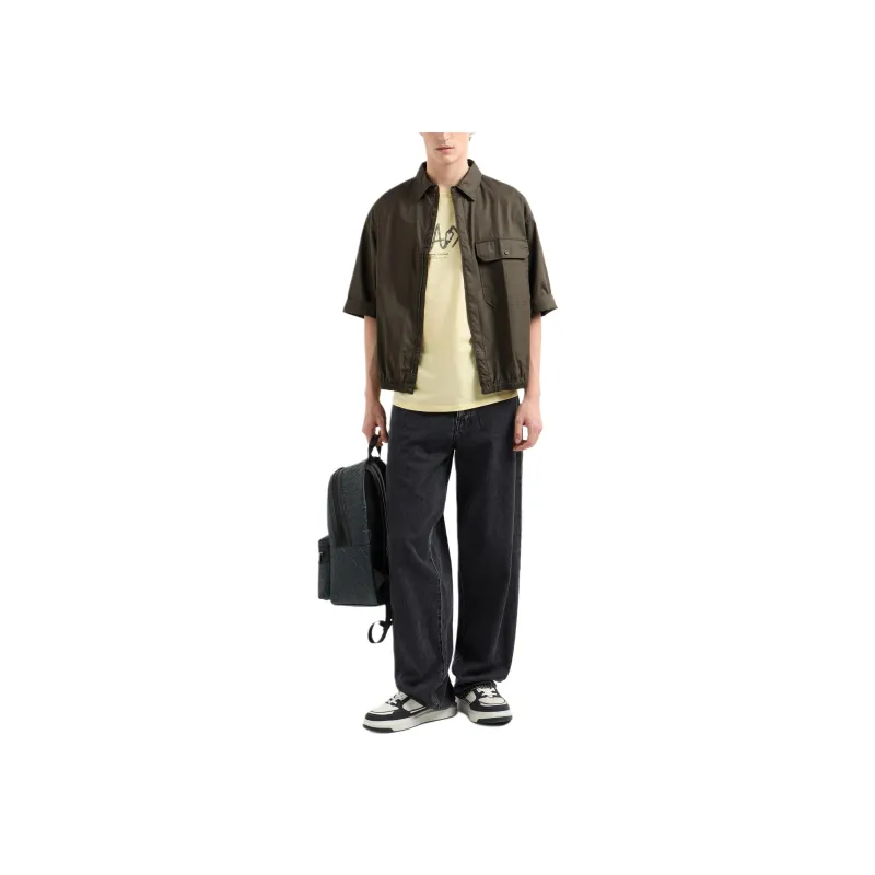 ARMANI EXCHANGEAE T Shirt Men's Yellow-1