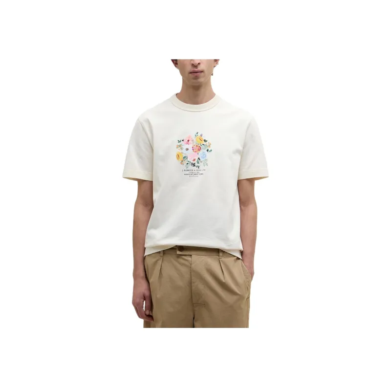 BARBOUR x NOAH T Shirt Men's White-1