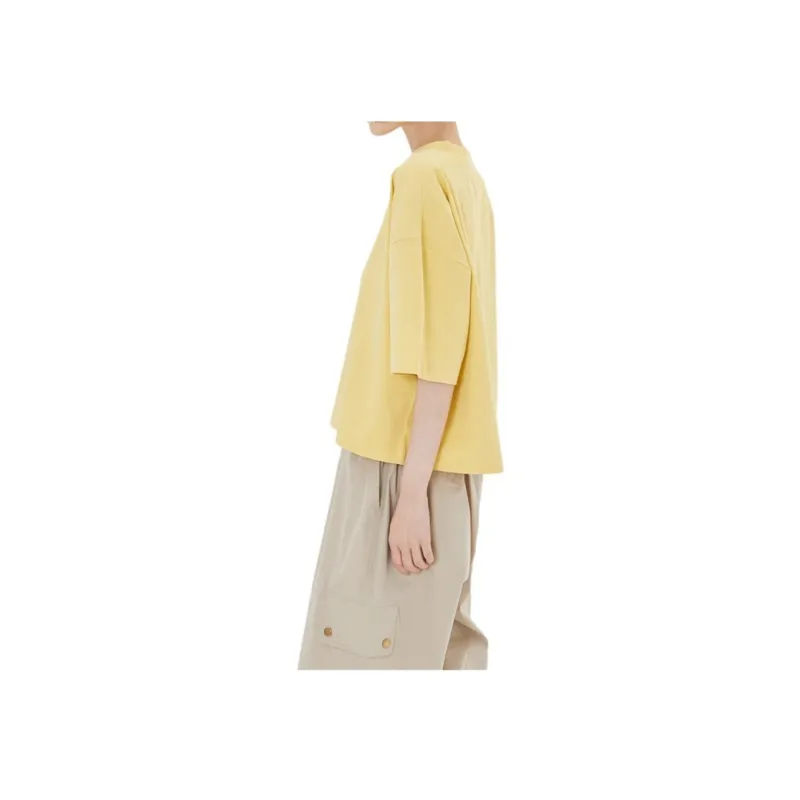 BARBOUR SS25 T Shirt Women's Bright Yellow-3