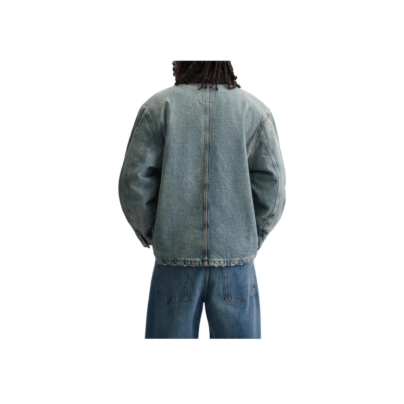 ZARA Denim Jacket Men's Light Blue-2