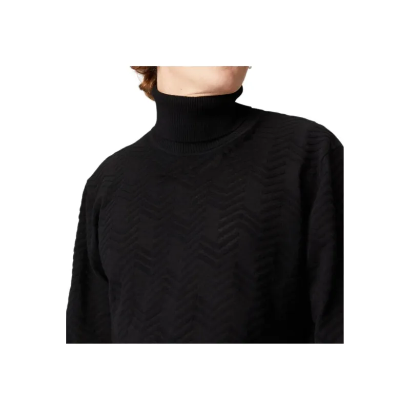 MISSONI Tone On Tone Chevron Turtleneck Pullover-3