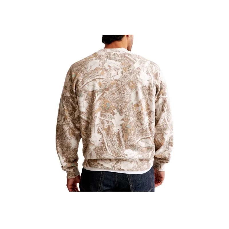 Abercrombie＆Fitch Sweatshirts Men Khaki-4