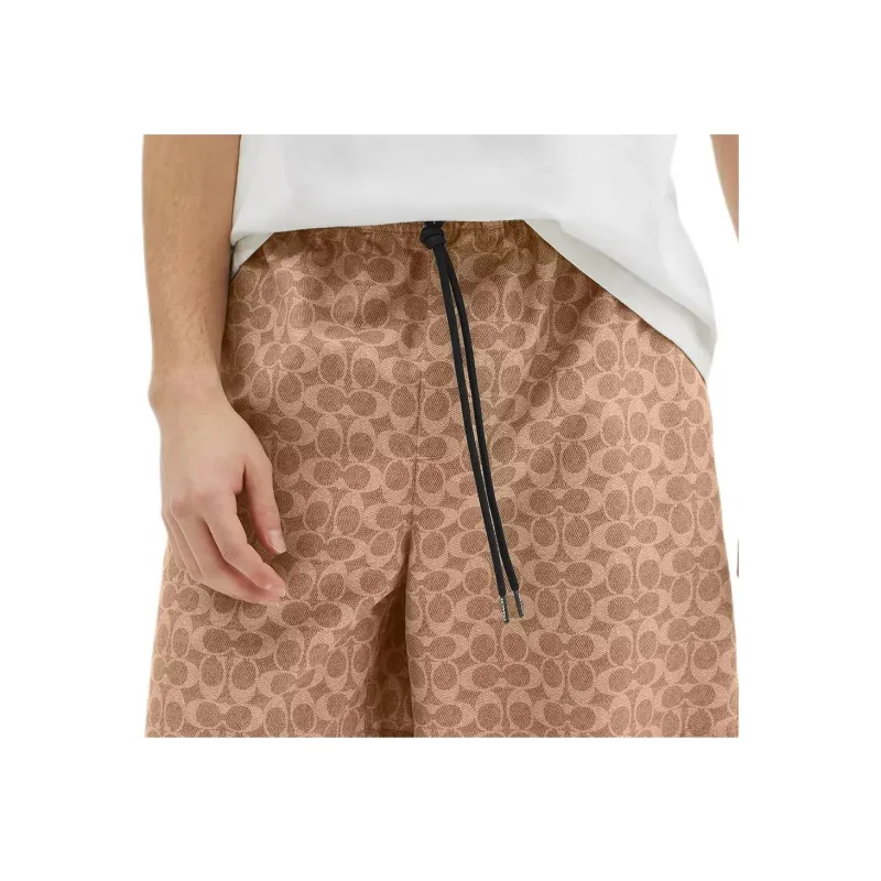 COACH SS25 Swimming Shorts Men's Light Brown-3