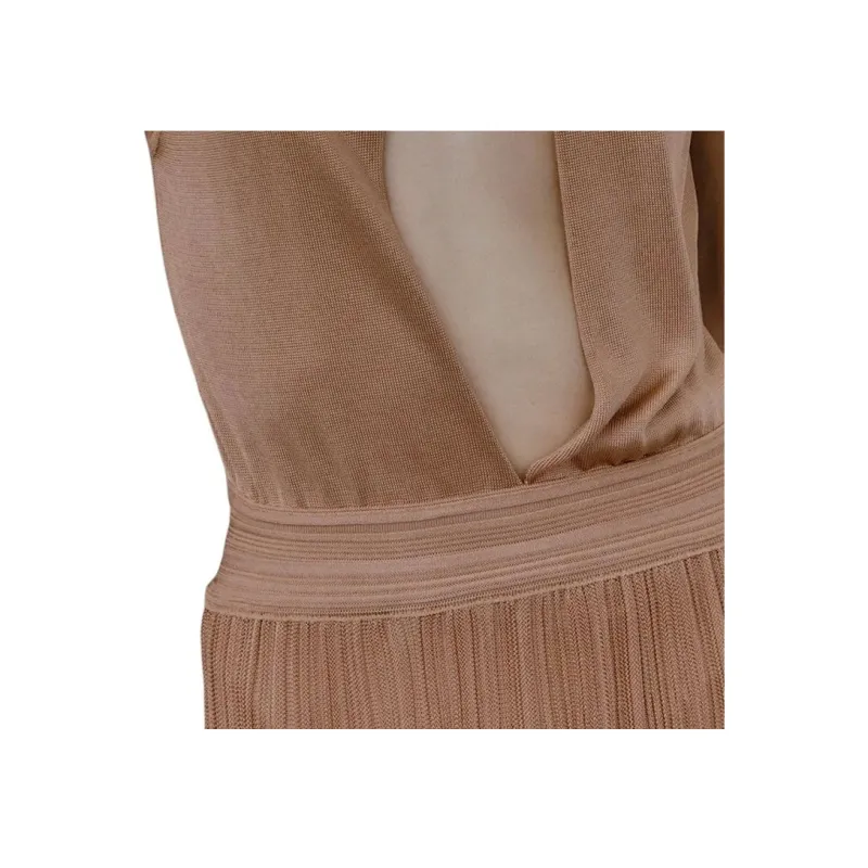 Antonino Valenti SS25 Sleeveless Dress Women's Nude-4