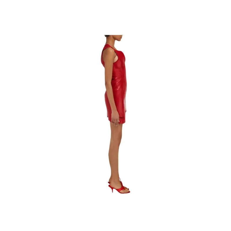 FERRAGAMO SS25 Sleeveless Dress Women's Red-3