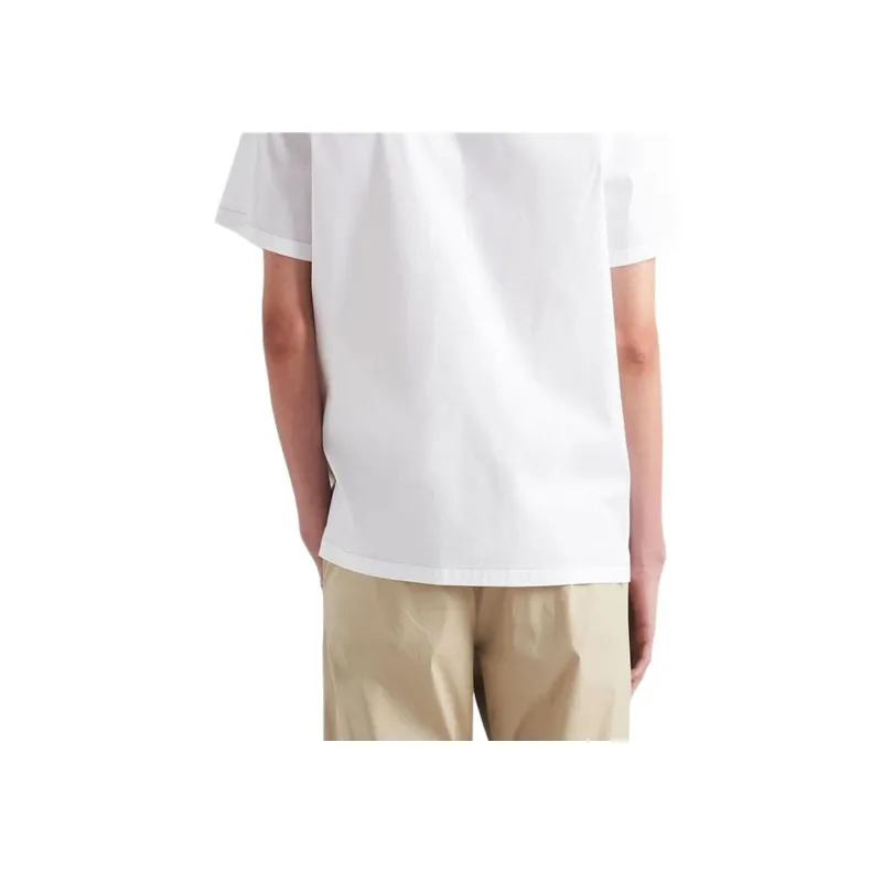 PRADA Triangle logo Short sleeve Shirt-4