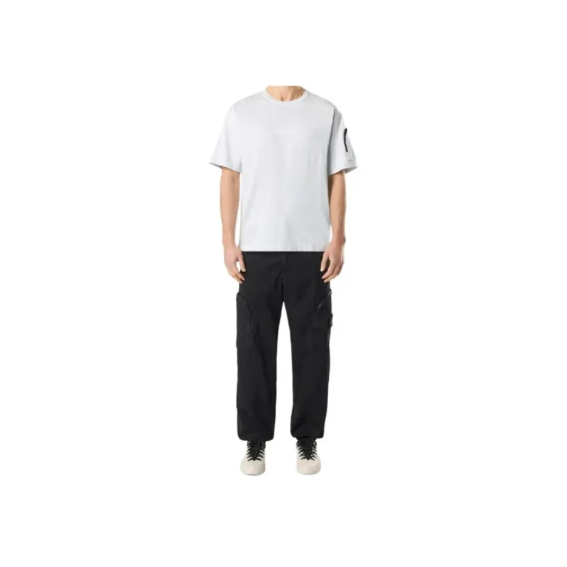 STONE ISLAND Short sleeved Cotton T shirt-3