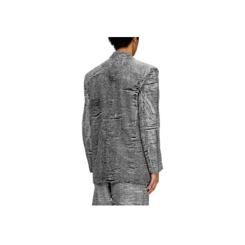 DIESEL D Pekka Fsg Distressed Denim Blazer-3