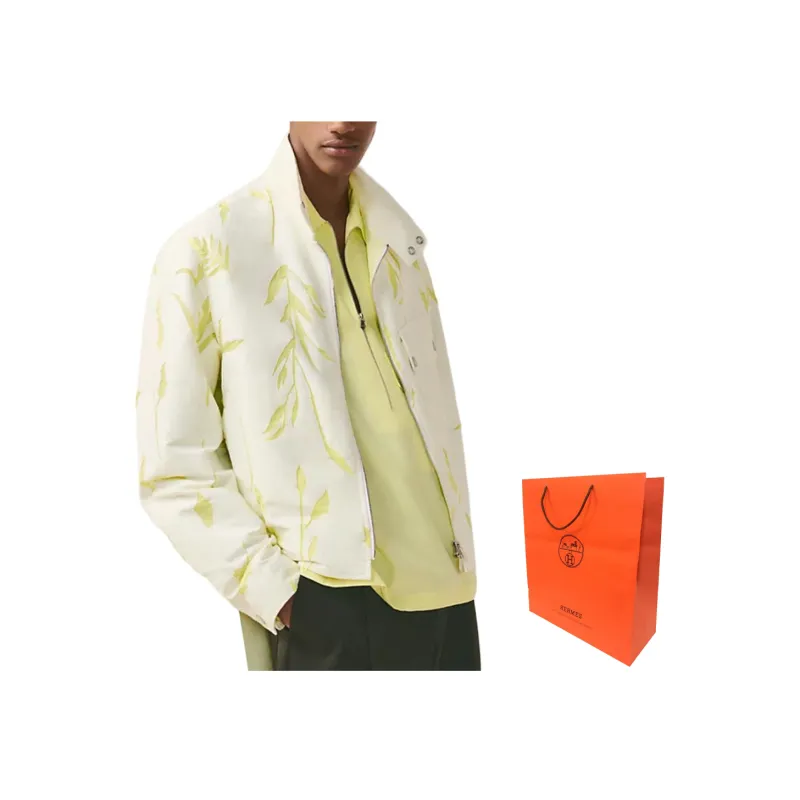 HERMES SS23 Jackets Coats Men's Light Yellow-2