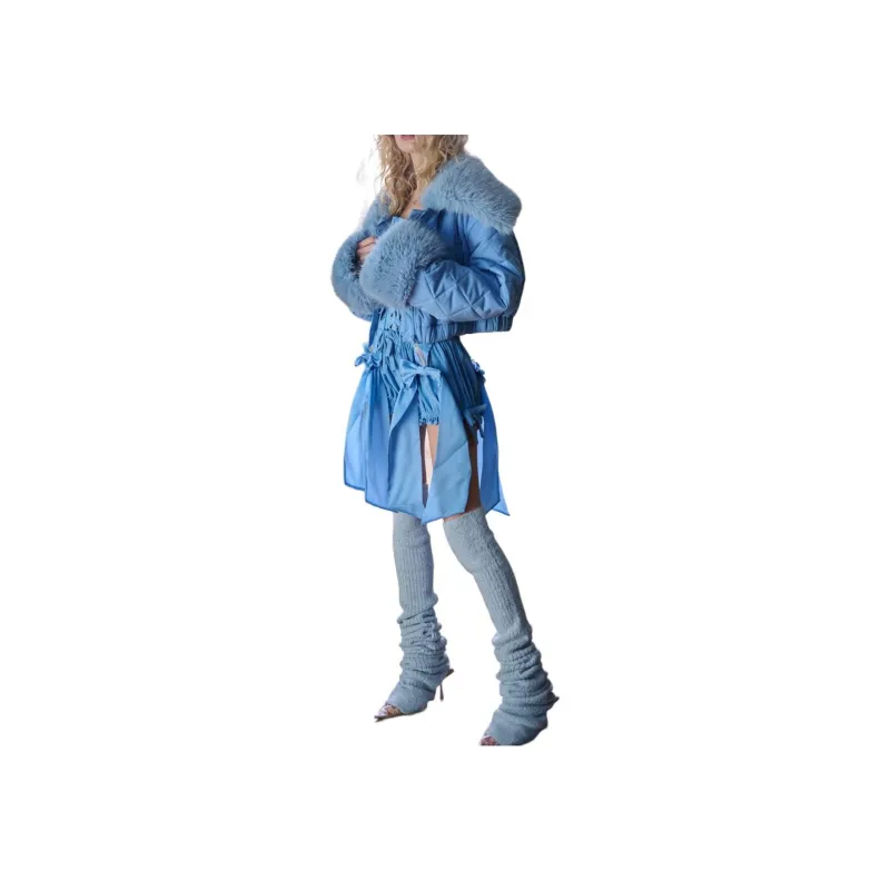 Selkie Collection FW24 Puffer Jacket Women's ROBIN EGG Robin's Egg Blue-1