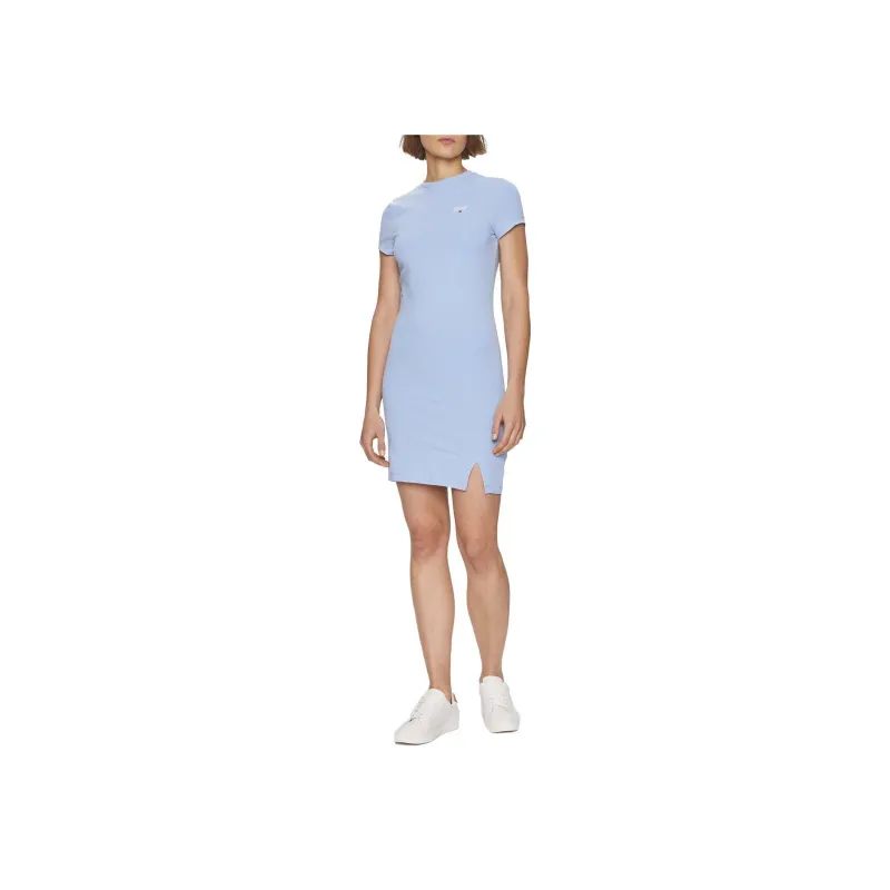 Tommy Hilfiger Short Sleeved Dresses Women's Light Blue-1