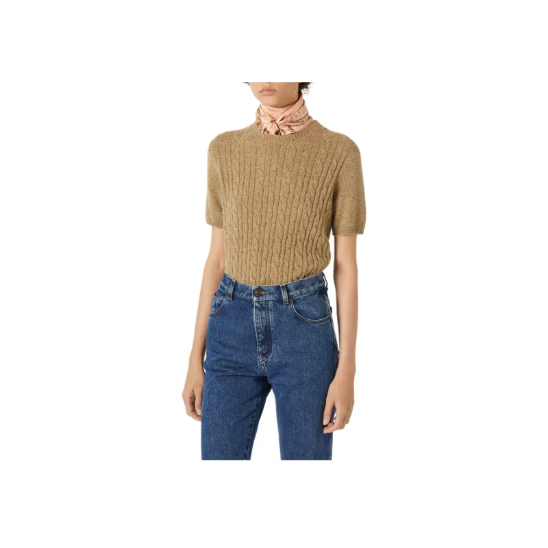 Loro Piana Cashmere Sweater Women's Rosemary Color-4