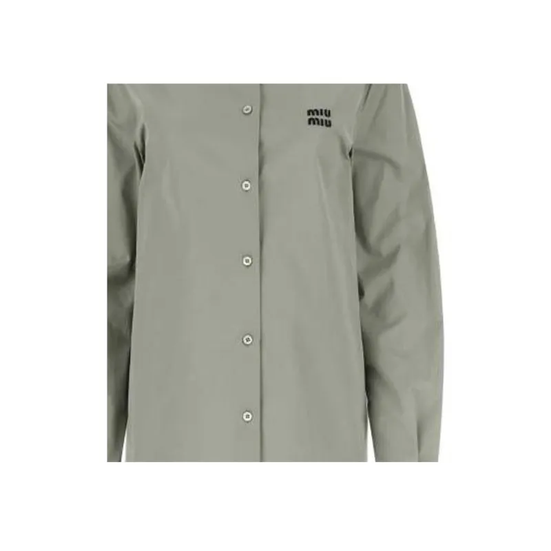 MIU MIU Shirts Women's Silver-2