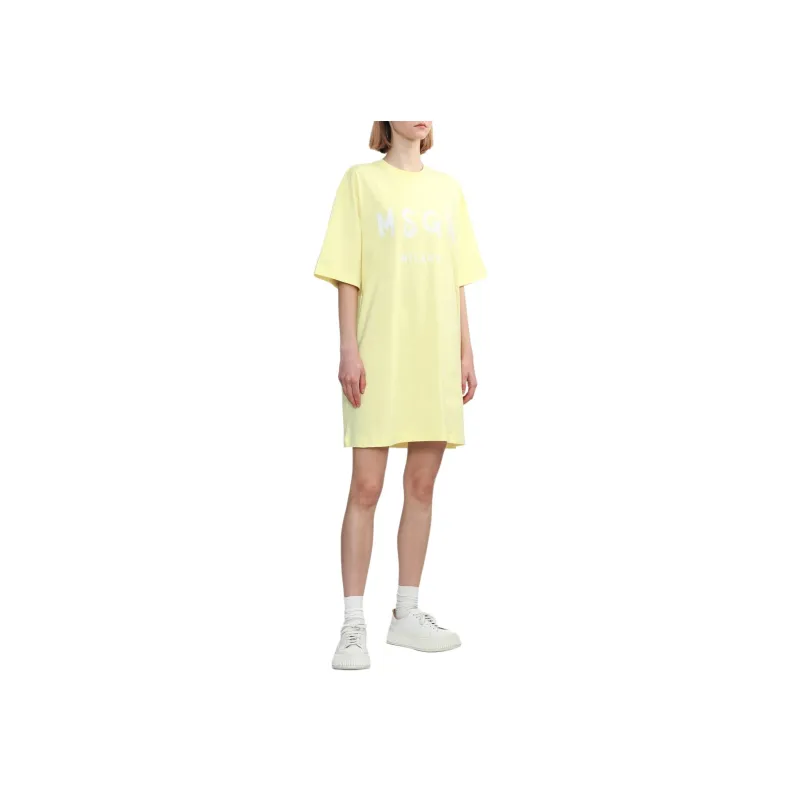 MSGM T Shirts Women's Yellow-2