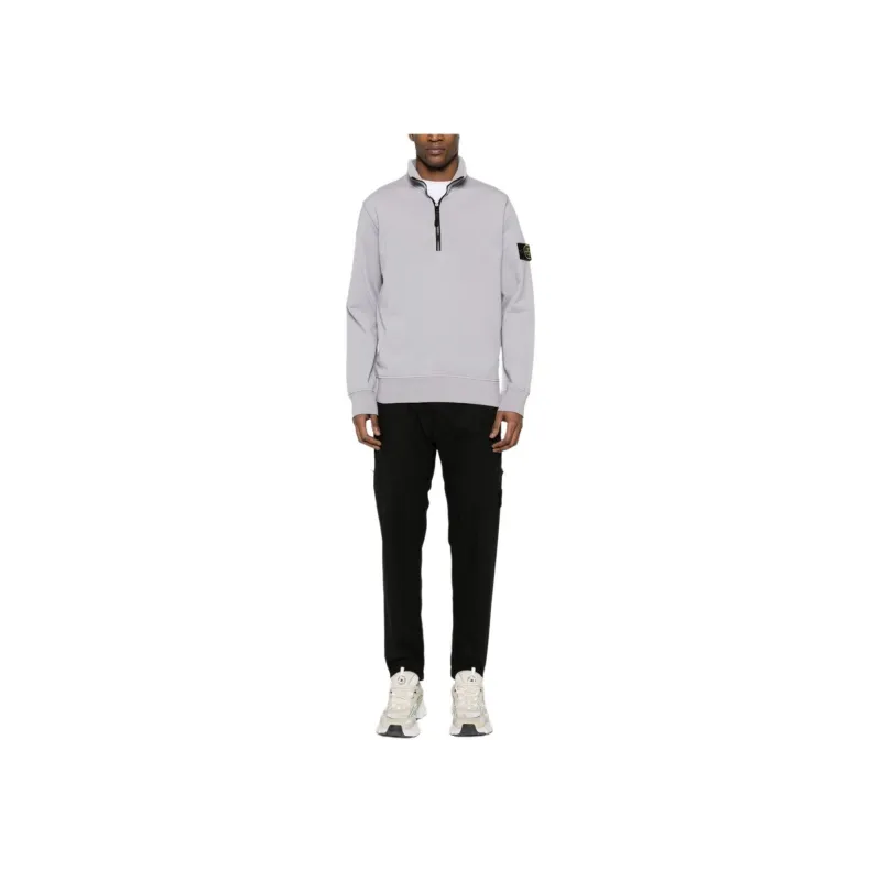 STONE ISLAND Quarter zip Sweatshirt-1