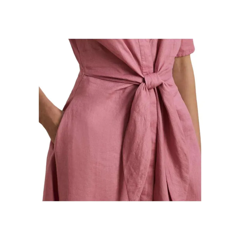 LAUREN RALPH LAUREN SS25 Short Sleeved Dress Women's Pink-4