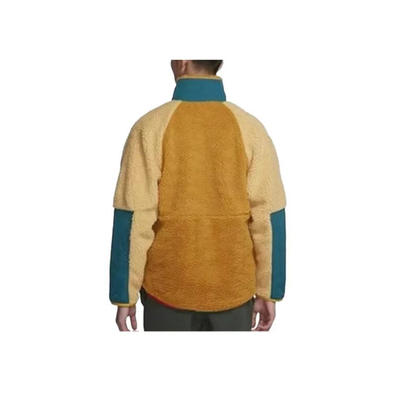 Nike Velvet feel Coat Men's Yellow-3