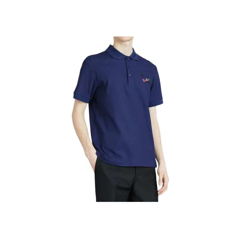 Burberry Polo Shirts Men Blue-1