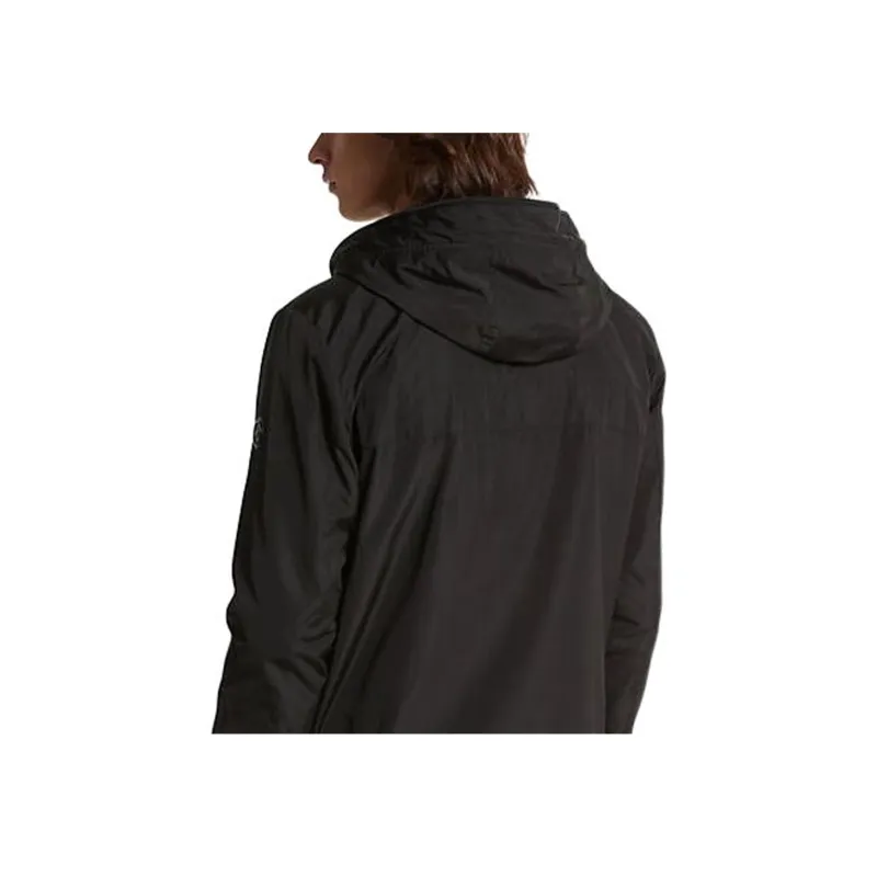 MICHAEL KORS Logo Tape Woven Windbreaker Jacket Jackets & Coats Men's Black-1