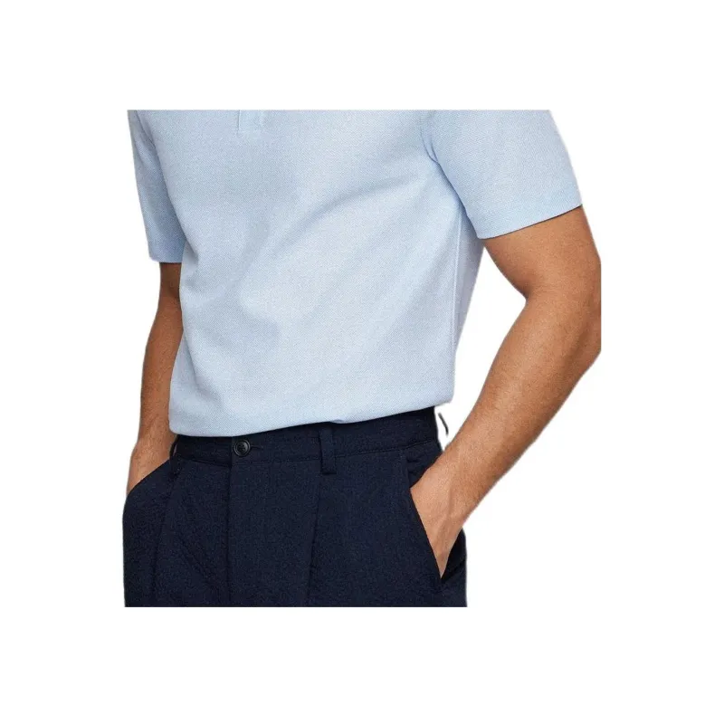 HUGO BOSS Polo Shirts Men Light Blue-3