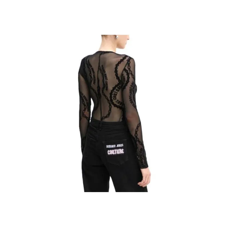 VERSACE JEANS COUTURE Bodysuits Women's Black-4
