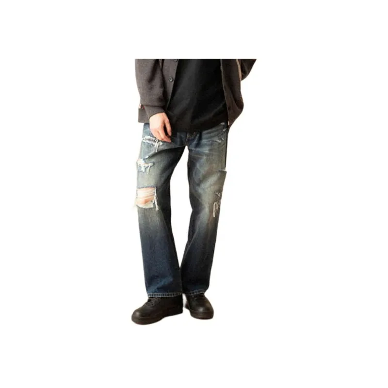 CLOT SS25 Jeans Unisex Blue-2