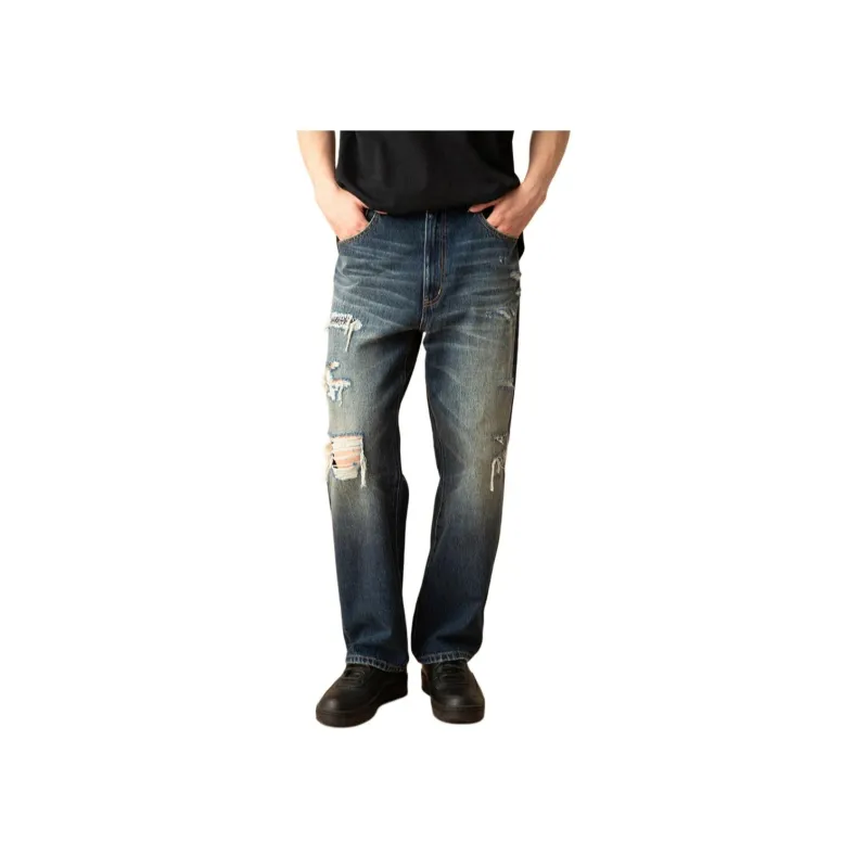 CLOT SS25 Jeans Unisex Blue-3