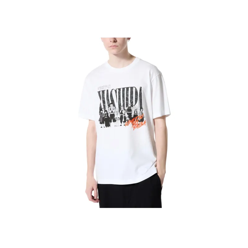 UNIQLO X Spell Fight Co titled Series T Shirt Unisex White-2