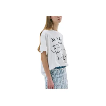 MARDI MERCREDI T Shirt Women's White