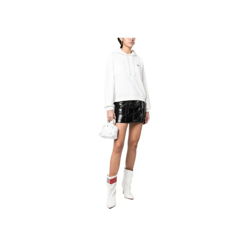 DIESEL Logo patch Drawstring Hoodie-3