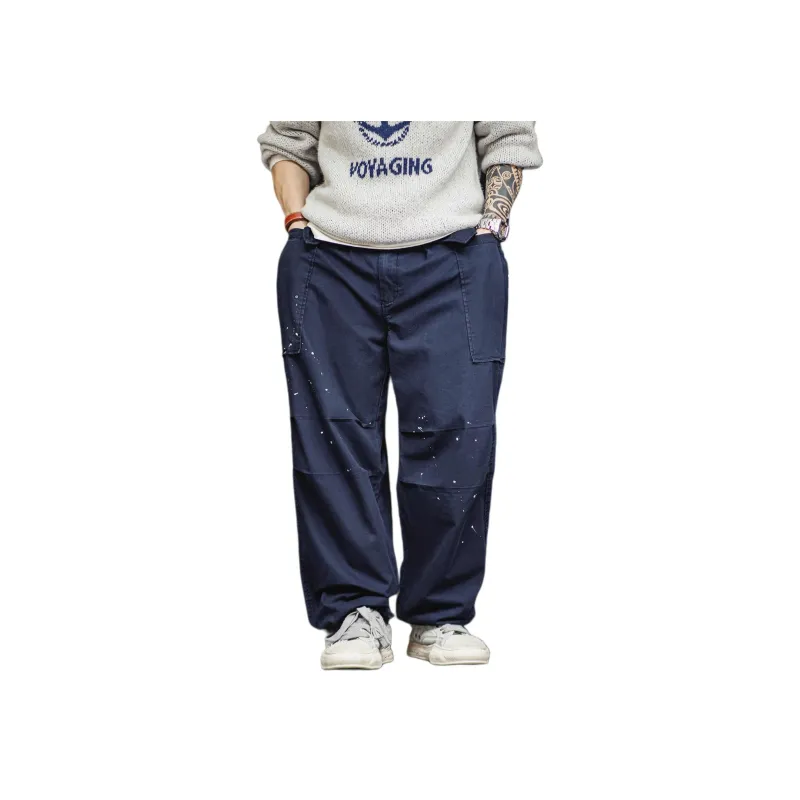 MADEN Jeans Men Navy Blue-1