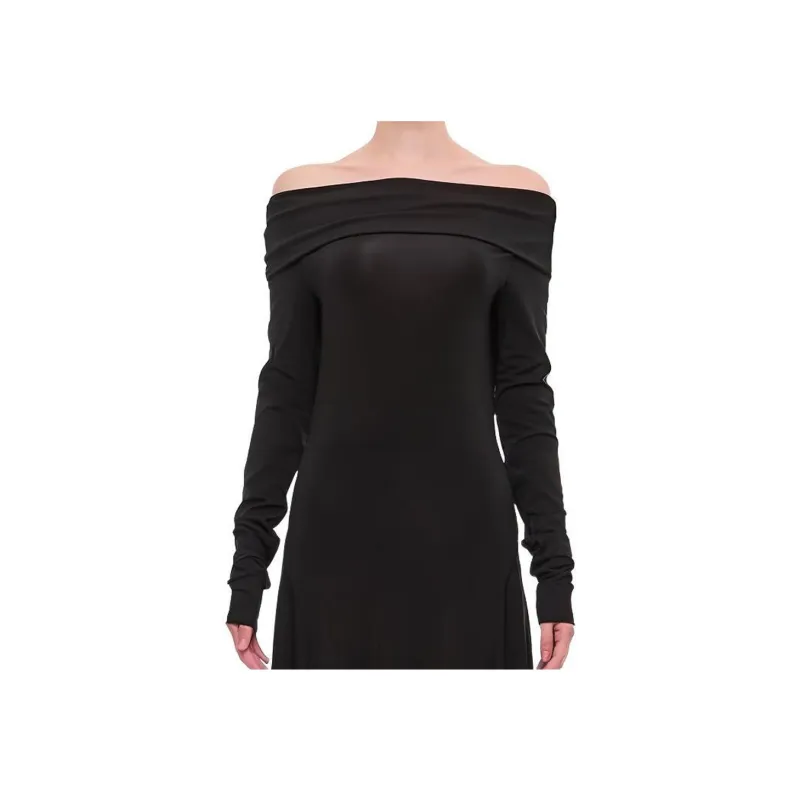 MaxMara Off Shoulder Long Sleeved Dress-3