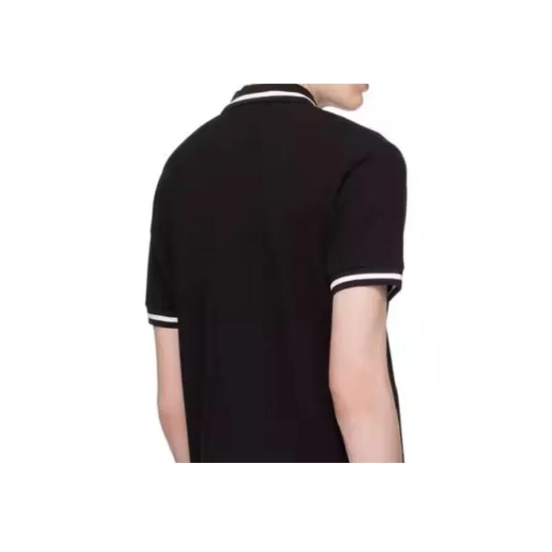 VERSACE JEANS COUTURE V Emblem Piqué Polo Shirt-1