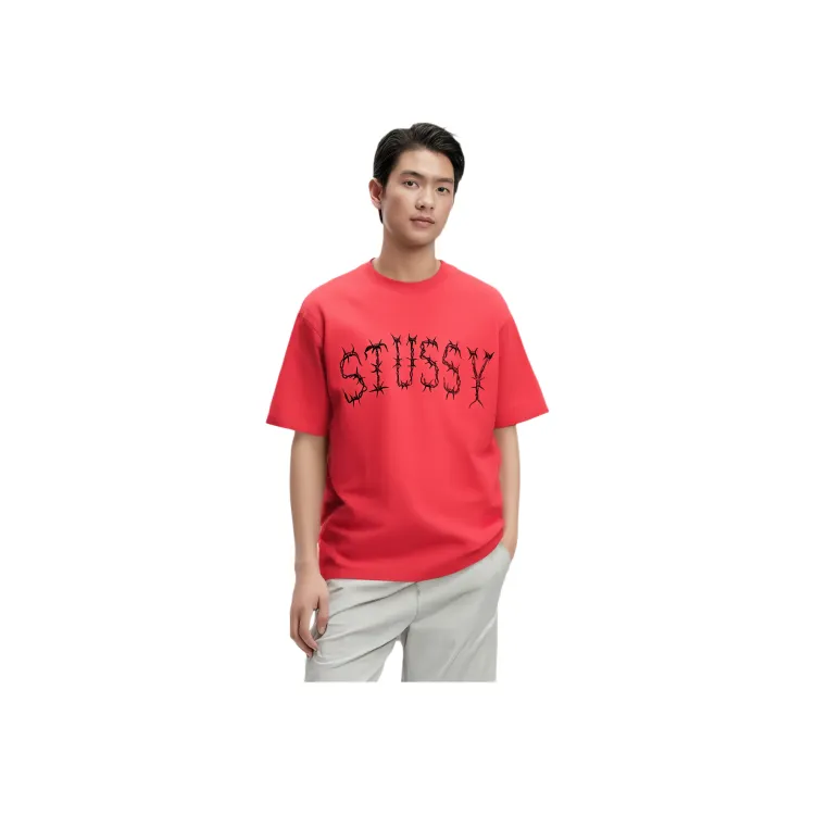 Stussy Barb Tee Red XL - POIZON