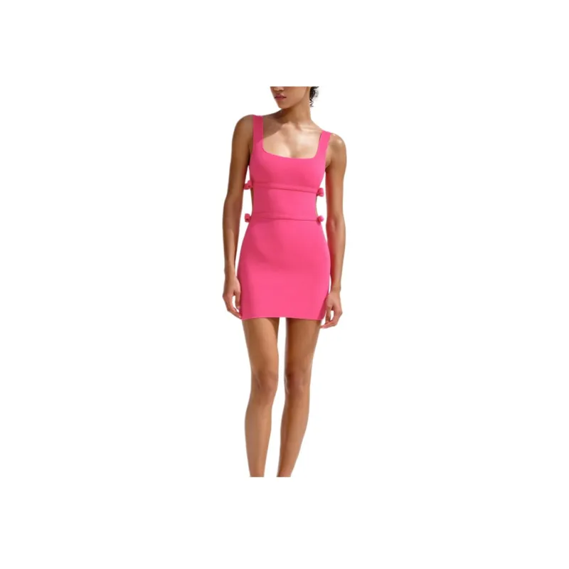 ZARA Sleeveless Dress Women's Dark Purple Red-2