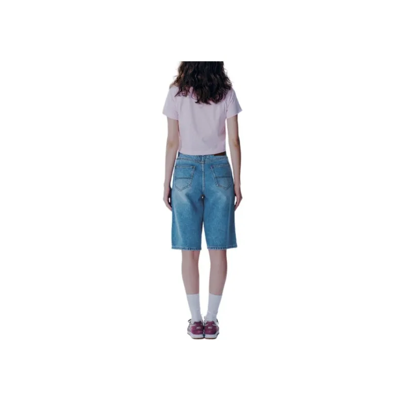 MARITHE FRANCOIS GIRBAUD Denim Bermuda Shorts Women's-3
