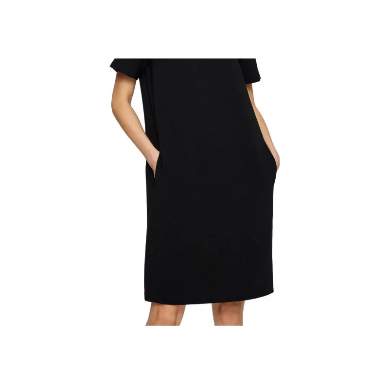 HUGO BOSS Short Sleeved Dress Women's Black-4