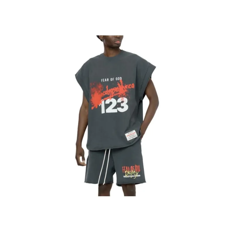 RRR 123 FW24 Casual Shorts Men's Vintage Black-2